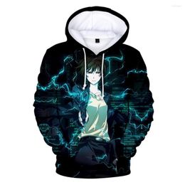 Sweat à capuche pour hommes, surdimensionné, psycho-pass 3D, pour hommes et garçons, pulls décontractés, Harajuku, Animal, pulls pour enfants de haute qualité