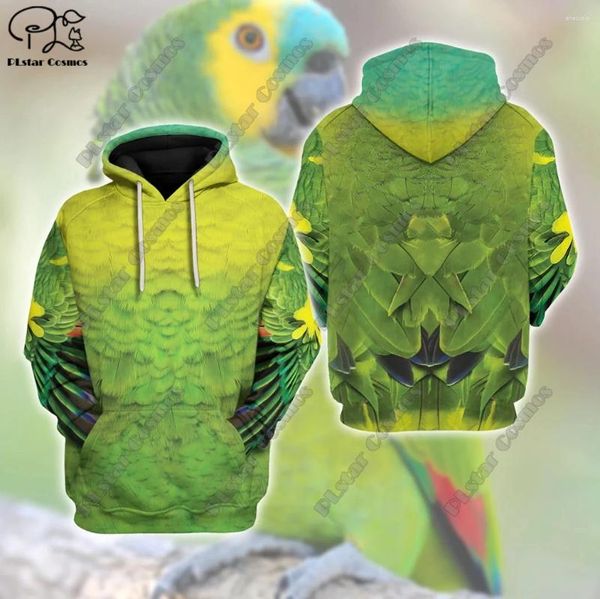 Sudaderas con Capucha para Hombre, Uniforme De Cosplay De Loro Animal, Ropa De Calle Impresa En 3D, Jersey/Sudadera/Sudadera con Cremallera para Mujer