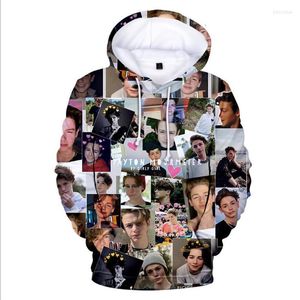 Heren Hoodies Payton Mooreier Merch Oversized Hoodie Sudadera Hombre Pytn 3D Print Pocket Pocket Hooded Sweatshirts Men/Women Grafische Cool Tops