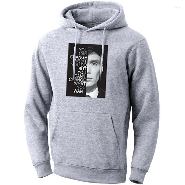 Pulls à capuche pour hommes Peaky Blinders émission de télévision pulls à capuche hommes automne pulls poche vêtements sweats surdimensionnés mode coréenne