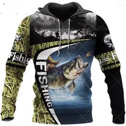 Heren Truien Pesca 3d Impresso Moletom Com Capuz Masculino Solto Designer Primavera Outono Oversized Harajuku Y2k Roupas Manga Longa