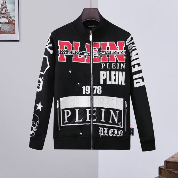 Sweats à capuche pour hommes PLEIN BEAR Veste Sweatshirts Veste de créateur pour hommes Phillip Plein Skull Philipps Plein Man Jacket Classique de haute qualité Hip Hop Philip Plein EYJX