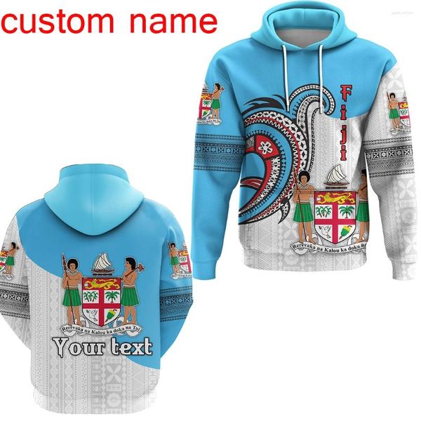 Sudaderas con capucha para hombre PLstar Cosmos 3Dprint Est Fiji Polynesian Nombre personalizado Harajuku Streetwear Causal Único Unisex Sudaderas con capucha/Sudadera/Zip 7