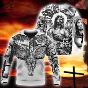 Men's hoodies plstar cosmos christelijke katholieke Jezus God bewaker retro tracksuit grappige 3dprint mannen/vrouwen mode Harajuku pullover A7
