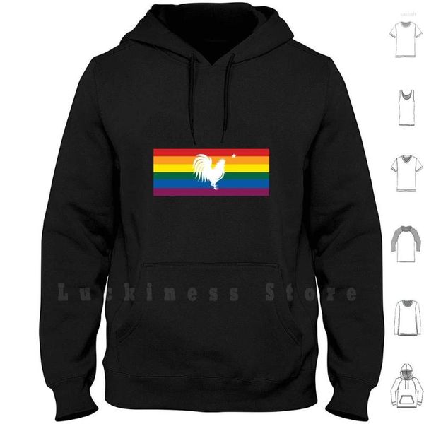 Sudaderas con capucha para hombre Pride-Cock Star Manga larga Pride Cock Rights