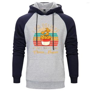 Sudaderas con capucha para hombre Raglan Hooded Mens I Do Believe Print Streetwear Ropa de moda Outwear Hipster Tops Jerseys Fall Loose Fit Chándales