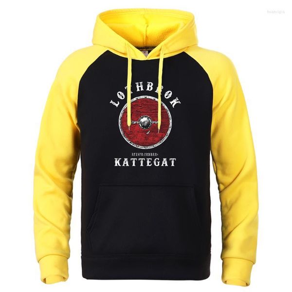 Sweats à capuche pour hommes Ragnar Lothbrok Kattegat Viking Print High-Quality Casual Man Hood Fleece Daily Raglan Hooded Sursuit Sports For Mens