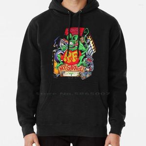 Sudaderas con capucha para hombre Rat Fink Your House My Garage Sudadera con capucha Suéter 6xl Algodón American Rod Car Tuning Chip Classic Custom