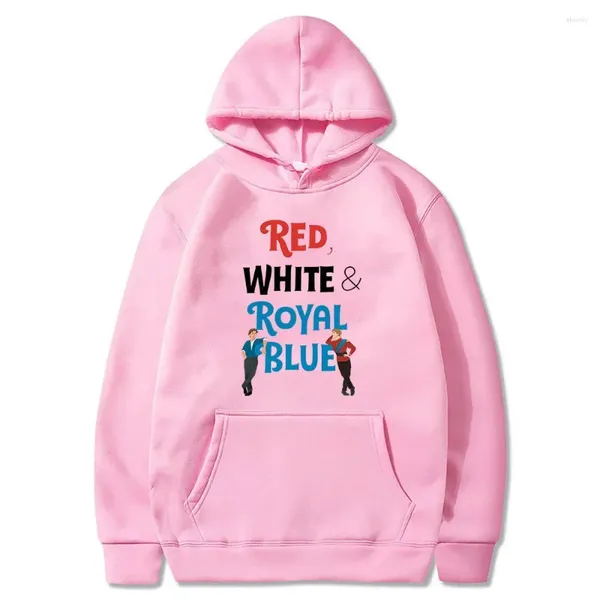 Sweats à capuche pour hommes Rouge Blanc et Royal Blue Sweat à capuche Histoire Huh Merch Manches longues Streetwear Hommes Femmes Sweat-shirt 2023 Film Vêtements de mode