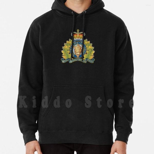 Sudaderas con capucha para hombre Royal Mounted -- Rcmp manga larga Enigmaticone Canada Force Mountie