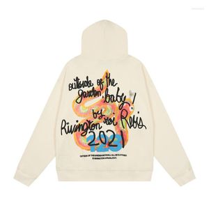 Heren Hoodies RRR123 Hoodie Mannen Abrikoos Vrouw 1:1 Versie Zware Stof Bladerdeeg Print RRR-123 Sweatshirts Met Capuchon