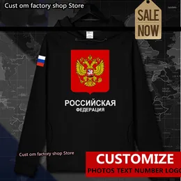 Heren Hoodies Russische Federatie Rusland Joggers Rus Ru Mens Hoodie pullovers Men Nation Sweatshirt Dun streetwear Clothing