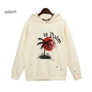 Heren hoodies Sweatshirts Grote uitverkoop hoodies voor mannen palmangels hoodies Mode Angle Katoen Designer Modieus Angles 23 Herfst Winter Nieuw White Sunset