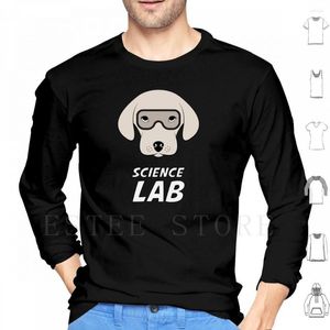 Hommes Hoodies Science Lab Labrador Chien Chimie Nerd Lunettes Physique Pun Blague Chiot Animal Mignon Molécule