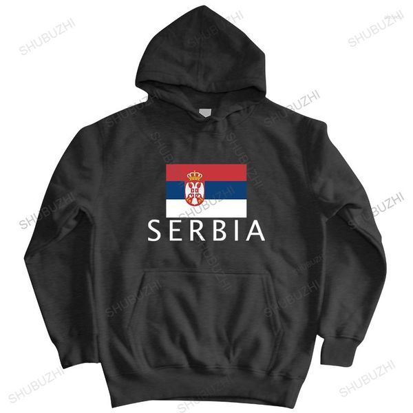 Sweats à capuche pour hommes serbie serbes serbes hommes pull mode 'Nation sweat à capuche en coton vêtements fermeture éclair sport SRB Srbija Ringer manteau