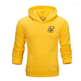 Heren Hoodies Sik Silk Gedrukte Fleece pullover mannen/vrouwen Casual capuchon Sweatshirts Mannelijke mode herfst winter