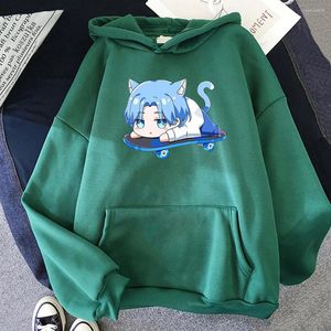 Sweats à capuche pour hommes SK8 Sweat à capuche Anime Hoodies Mode Hommes Sweatshirts Vintage Harajuku Vêtements Hip Hop Pulls Manga Langa Sudadera Kawaii Tops