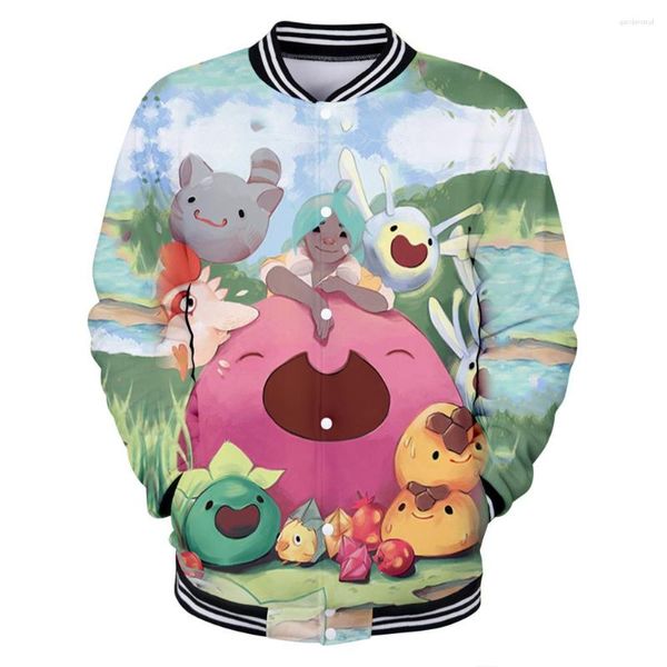 Sweats à capuche pour hommes Slime Rancher Sweat 3D Unisexe Survêtement Baseball Veste Femmes / Hommes Harajuku Streetwear Simulation Jeu Vêtements Plus La Taille