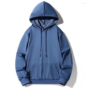 Sweats à capuche pour hommes solide à capuche hommes mode coréenne lâche pull décontracté à capuche noir kaki bleu sweat