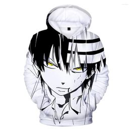 Heren hoodies soul eter mode casual 3d print cosplay hoodie anime perifere pullover hoody