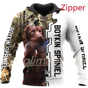 Heren Hoodies Spri2023 Fashion Men Hoodie Dierlijke Duck Hunting 3d Gedrukte Harajuku Sweatshirt Unisex Casual pullover Zip Sudadera Hombr