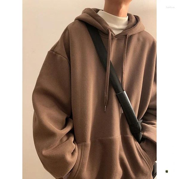 Sudaderas con Capucha para Hombre Sudadera con Capucha De Primavera Y Otoño Hombres Harajuku Moda Casual Amantes De Gran Tamaño Sudadera con Capucha Suelta Camisa De Calle De Gran Tamaño