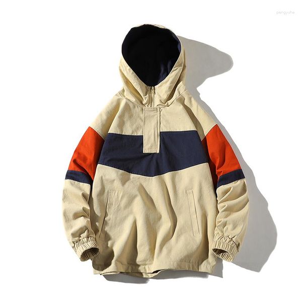 Sweats à capuche pour hommes Streetwear Casual Men Jacket Nice Spring Mens Bomber Coat Hooded Windbreaker Male Outwear