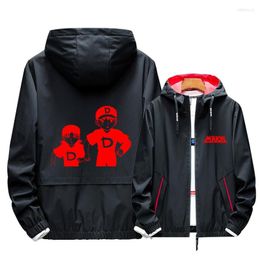 Sweats à capuche pour hommes Outillage d'été Mode Manteau Stove League Cosplay Rôle Shimizu Kaoru MAJOR Sweat à capuche Imprimé lumineux Zipper Holran Veste ample