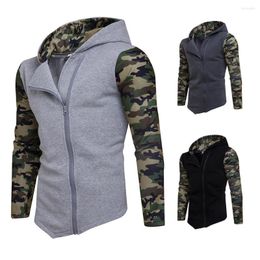 Heren hoodies swagwat geprinte hoodie mannen mode sweatshirts diagonale ritssluiting vestiging jassen met capuchon