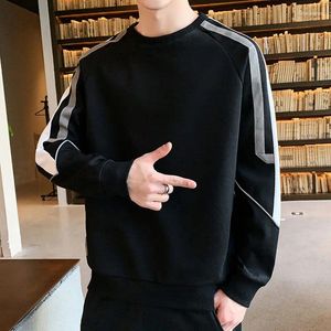 Sweat à capuche pour hommes, T-shirt sans capuche, vêtements masculins, pull décontracté, haut noir, couleur Pastel, Sweat Simple, bas prix S