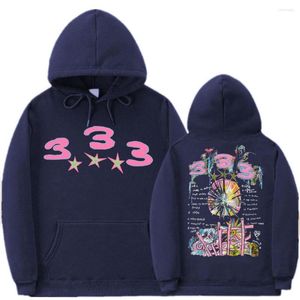 Sweat à capuche pour hommes sweat hommes Bladee 333 Hip-Hop tendance Skate Drain Gang à capuche haut hommes/femmes Hippy décontracté mode Art