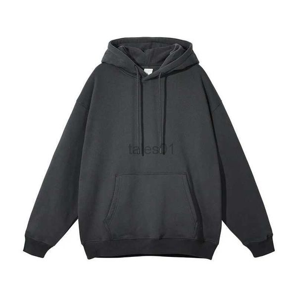 Heren Hoodies Sweatshirts 18 Kleuren Europese en Amerikaanse High Street Trendy Merk Polar Fleece Basic Trui met Capuchon Heren Dames Eenvoudige Hoodies Groothandel zln231114