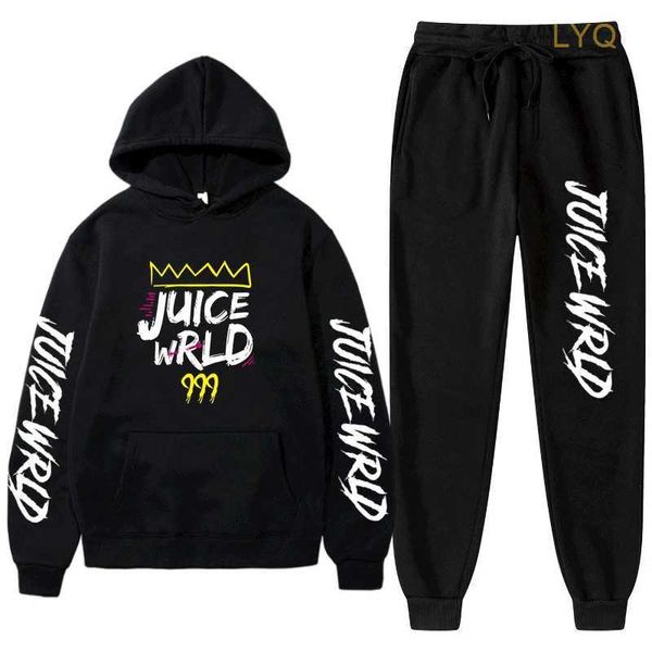 Sweats à capuche pour hommes Sweatshirts 2020 noir et blanc rouge J UICEWrld sweat à capuche juice wrld juicewrld piège rap arc-en-ciel glitch monde CEQF