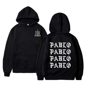 Heren Hoodies Sweatshirts 2021 Ik voel me als Paul Pablo Sweat Homme Hoodies Men Sweatshirt Hoodies Hip Hop Streetwear Hoody Pablo Hoodie T221008