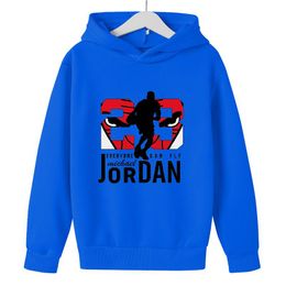 Heren Hoodies Sweatshirts 2021 Sweatshirt Jongen Basketbal Sport Hoody 23 Print Baby Kleding Winter Truien Lange Mouwen Jongens Fitness Clo