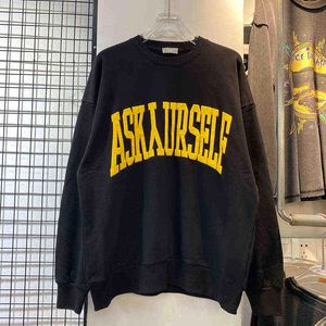 Sweats à capuche pour hommes Sweats 2021ss Askyurself Los Angeles Sweats Hommes Femmes PUFFY Sérigraphie 3D Askyurself Hoodies Oversize Crewneck Vêtements Hommes T220901