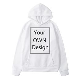 Heren Hoodies Sweatshirts 2022 hebben je eigen unieke logo -ontwerp/aangepaste beeldmerk mannen en vrouwen diy lente herfst sweater met capuchon casual casual