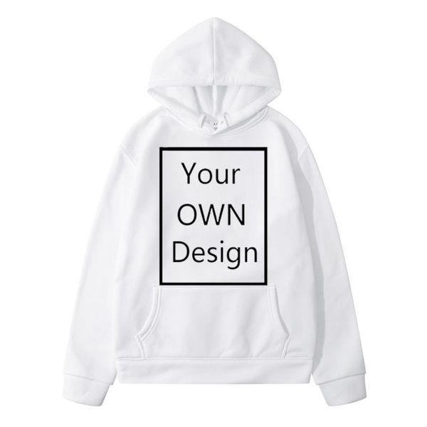 Sudaderas con capucha para hombre 2022 Tenga su propio diseño de logotipo único / Imagen personalizada Marca Hombres y mujeres Diy Primavera Otoño Suéter con capucha Casual