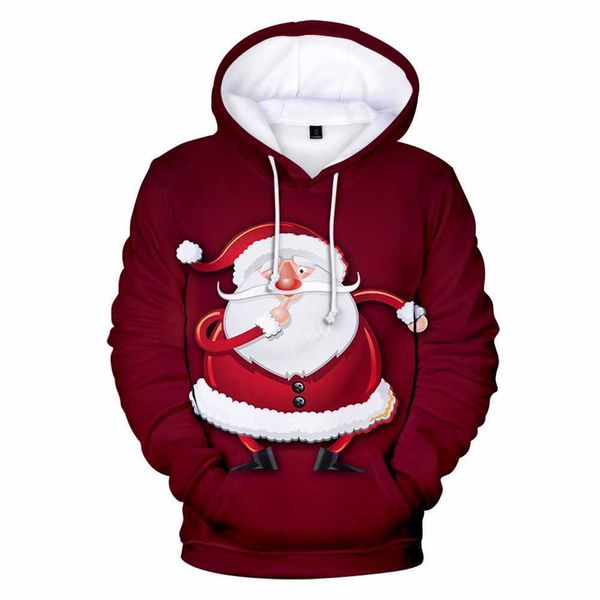 Sweats à capuche pour hommes Sweats 2022 New 3D Sweat à capuche pour hommes Pull de Noël Enfants adultes Sweat à capuche drôle pour hommes Dames Hauts pour enfants Manches longues Automne T221008