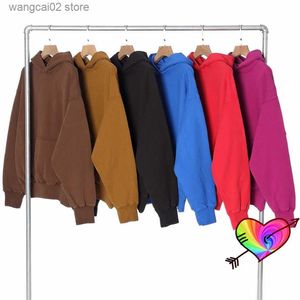 Heren Hoodies Sweatshirts 2022 Dikke Stof Fleece Seizoen 6 Hoodie Mannen Vrouwen Hip Hop Hoodie Blank Ye Sweatshirts Tour Truien T230602