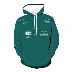 Hoodies voor heren Sweatshirts 2023 Aston Martin F1-jas Alonso Jersey Uniform Losse jas Formule 1-racepak Fankleding voor heren en dames MOTO-hoodie