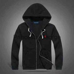 Heren Hoodies Sweatshirts 2023 Merk Golf Hoodie Fleece Vest Capuchon Heren Polo Cardigan Modieus Borduurwerk Grote Maat Heren Winter Pure Kleur x0713