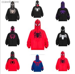 Sudaderas con capucha para hombre 2023 Chaopai Crossing Spider Series Sudadera con capucha con estampado digital 3D T231109