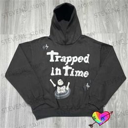 Hoodies voor heren Sweatshirts 2023 Fleece CPFM Trapped In Time Hoodie Heren Dames Bladerdeegprint Broken Planet Hoodie No Way Back Sweatshirts Truien T231215