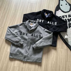 Heren Hoodies Sweatshirts 2023 HUMAN MADE Dry Alls Geborduurde Wollen Baseball Jas Heren Dames HUMAN MADE Ijsbeer Uniform Uitloper Jas x0905