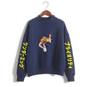 Heren Hoodies Sweatshirts 2023 Kawaii Anime Cartoon Wonder Egg Prioriteit Turtleneck Hoodie Sweatshirt Women Men Pullovers Streetwear Haraju