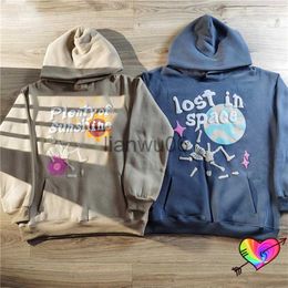 Hoodies voor heren Sweatshirts 2023 Lost In Space Hoodie Heren Dames Schuimprint Plenty Of Sunshine Hoodie Hip Hop Sweatshirts Graffiti CPFM Truien J230829