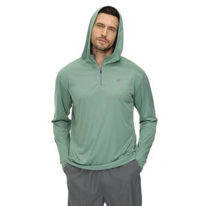 Sudaderas con capucha para hombres Sudaderas 2023 para hombre UPF 50 Rash Guard Swim Shirt Atlético con capucha de manga larga Pesca Senderismo Entrenamiento Camisas de secado rápido con