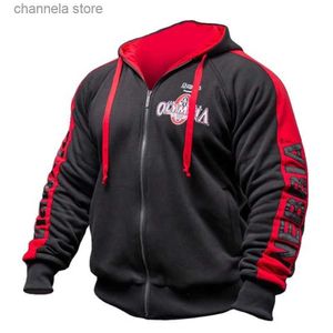 Heren Hoodies Sweatshirts 2023 OLYMPIA Mannen Sportscholen Hoodies Sportscholen Fitness Bodybuilding Sweatshirt Pullover Sportkleding Mannelijke Workout Capuchon Kleding T240227