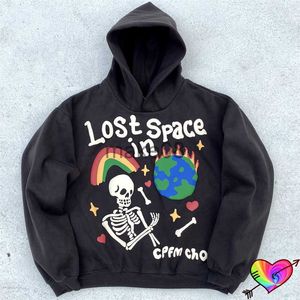 Heren Hoodies Sweatshirts 2023FW schuimprint CPFMXYZ Lost Space Hoodie Men Women Fleece Cactus Plant Flea Market Hoody Sweatshirts Pullovers J230823